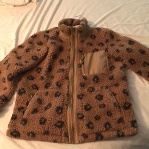 Full zip Abercrombie and fitch fleece jacket